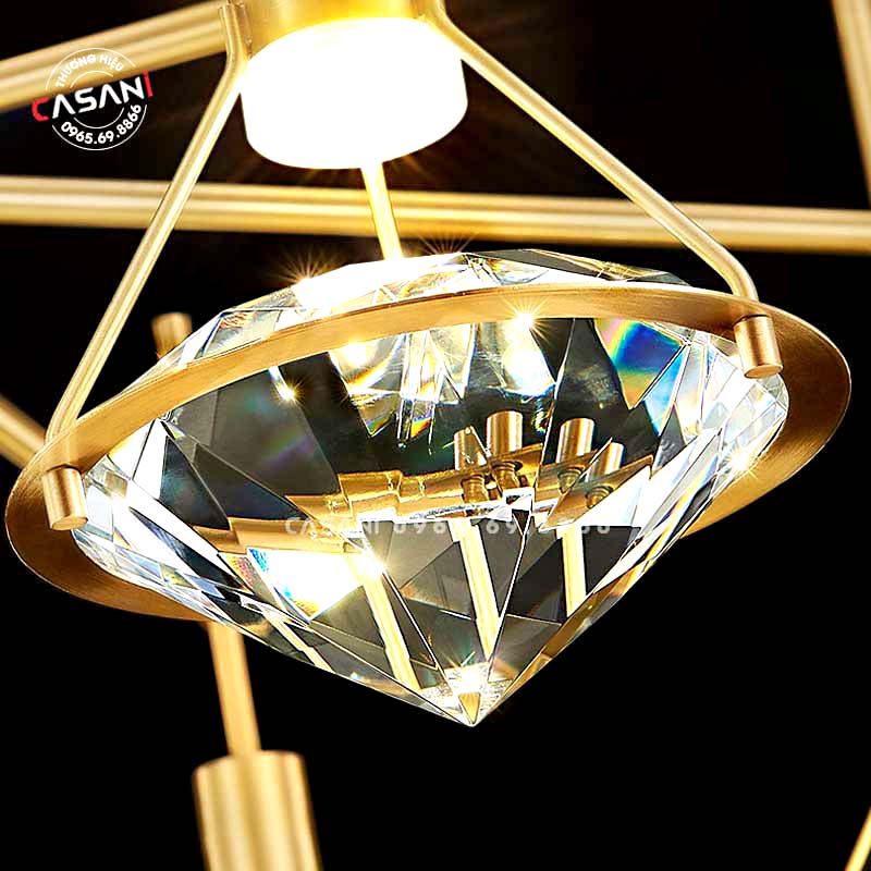Ý tưởng thiết kế đèn từ những viên kim cương