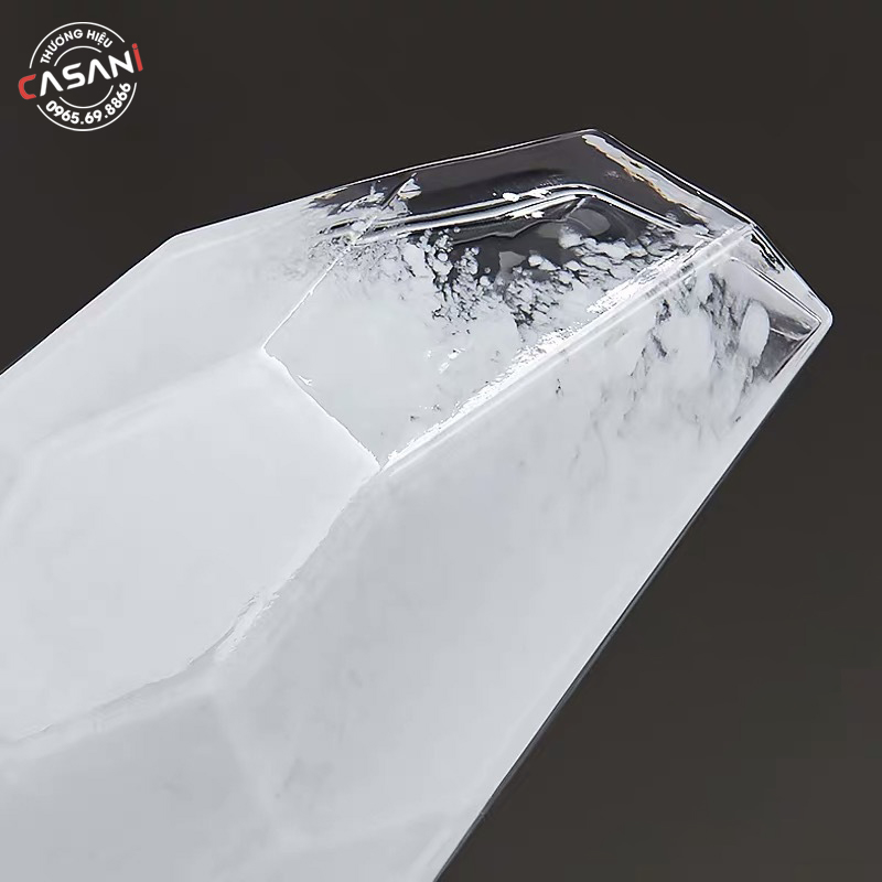 Đèn chùm thả hiện đại DCH-6522-15 3 Chao đèn chế tác từ thủy tinh cao cấp