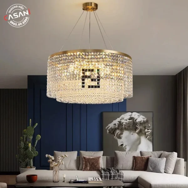 Đèn chùm giúp nâng tầm không gian sống