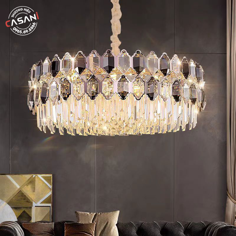 Đèn Chùm Pha Lê Hiện Đại DCH-3622-60 6 Đèn chùm pha lê phù hợp với nhiều không gian nội thất