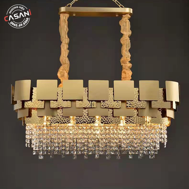 Đèn Chùm Hiện Đại DCH-3108-900 5 Đèn chùm sử dụng công nghệ LED hiện đại