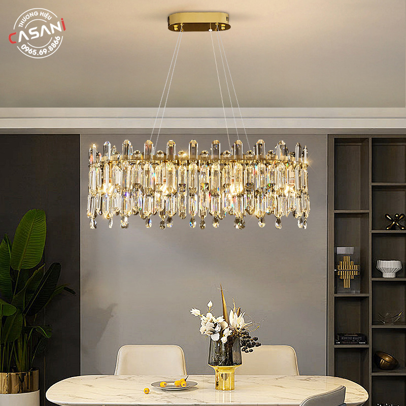 Đèn Chùm Thả Hiện Đại DCH-3751-L90 4 Đèn chùm thả mang ánh sáng dịu nhẹ với 3 màu tùy chỉnh