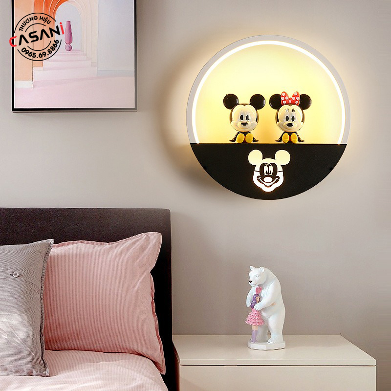 Đèn Tường Led Hiện Đại DTL-2627 2 Đèn Tường Led Hiện Đại Đặt Tại Phòng Ngủ