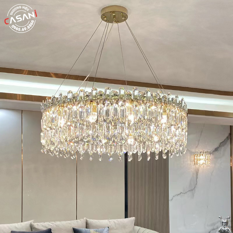 Đèn chùm thả hiện đại DCH-3751-60 6 Đèn chùm pha lê giúp nâng tầm không gian sống