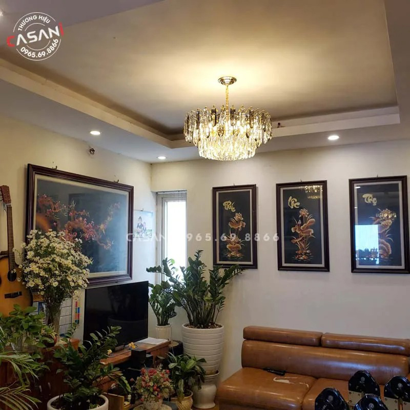 Đèn chùm pha lê hiện đại DCH-3621-60 5 Đèn chùm pha lê phù hợp với nhiều không gian nội thất