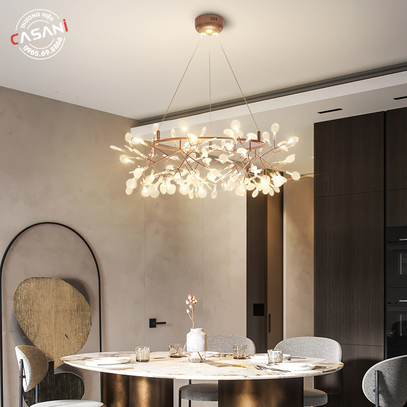 Đèn hiện đại Hera Big DCH-8312 5 Đèn chùm phù hợp với nhiều không gian nội thất