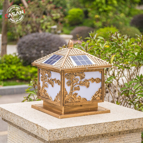 Đèn Trụ Cổng Năng Lượng Mặt Trời DTC-8685