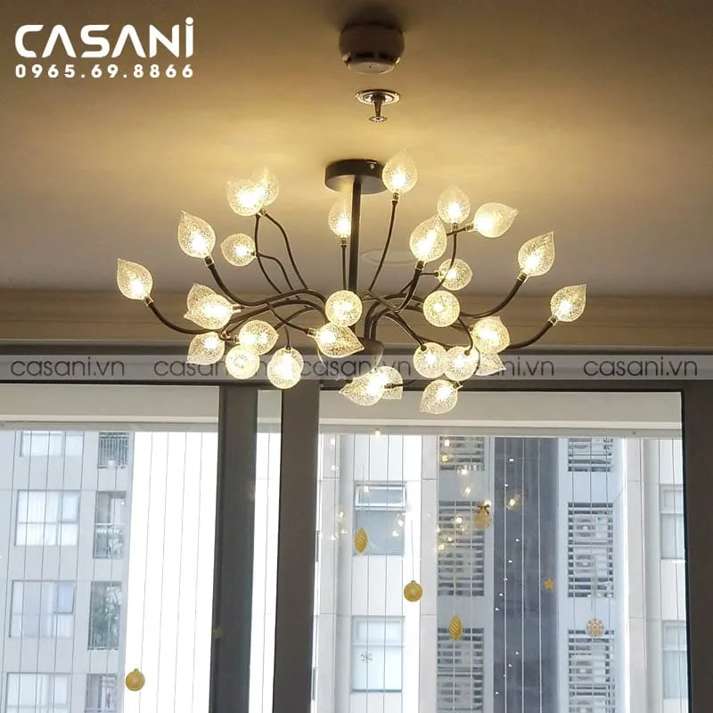 Đèn chùm thả hiện đại DCH-6629-32 2 Đèn chùm mang phong cách Serip sang trọng