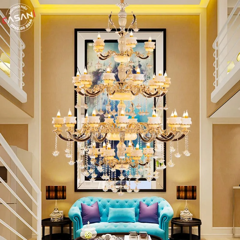 Đèn Chùm Thông Tầng Phòng Khách DCT-2959-TT 17