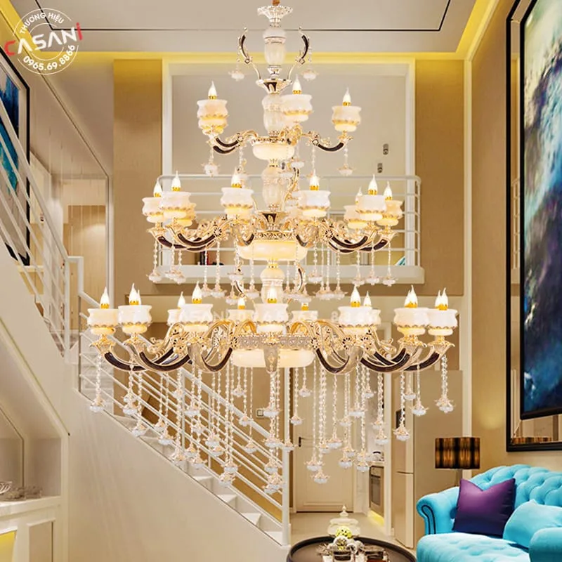 Đèn Chùm Thông Tầng Phòng Khách DCT-2959-TT 18