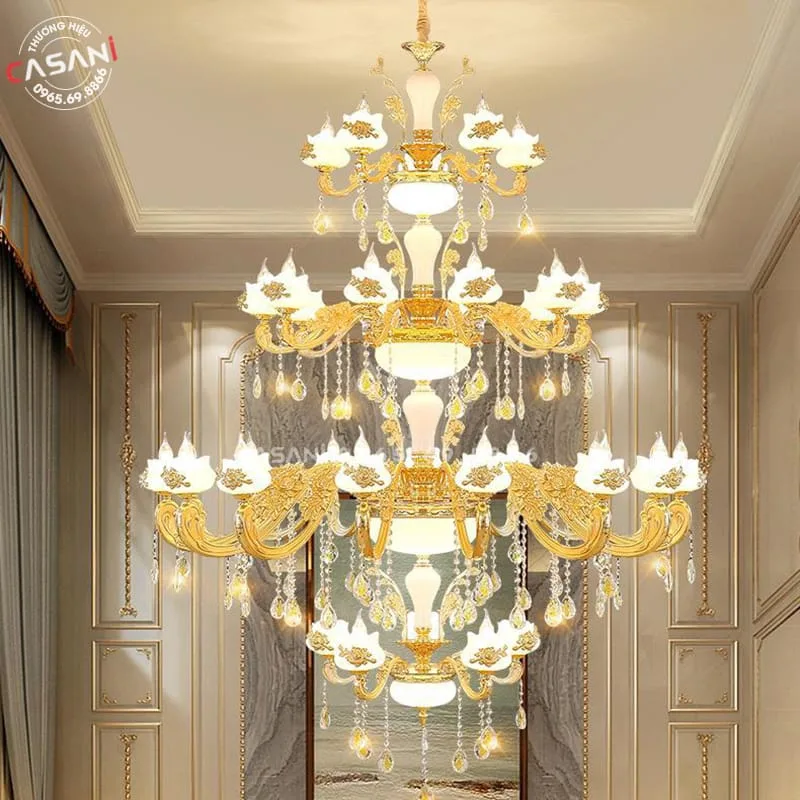 Đèn Chùm Thông Tầng Phòng Khách DCT-2960-TT 25