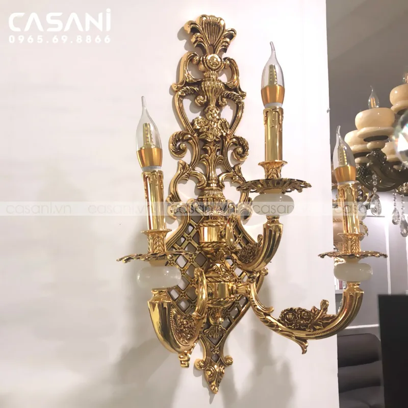 Đèn tường trang trí cổ điển DDT-3028-3 1 Đèn tường trang trí cổ điển DDT-3028-3 4