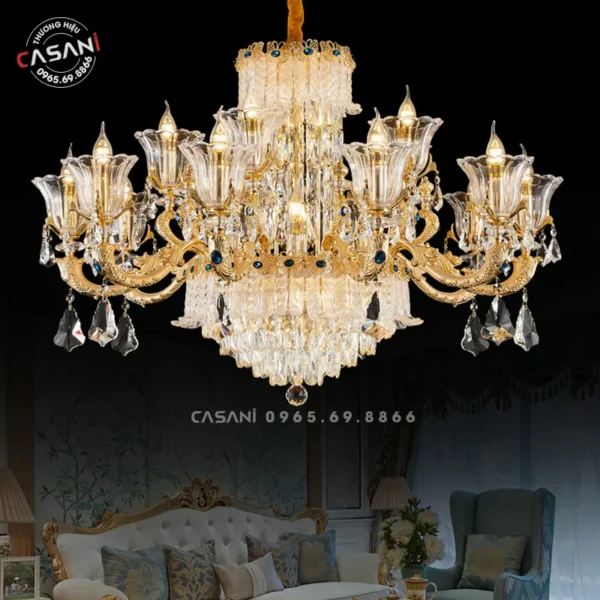 ĐÈN CHÙM ĐỒNG PHÒNG KHÁCH DCD-1772