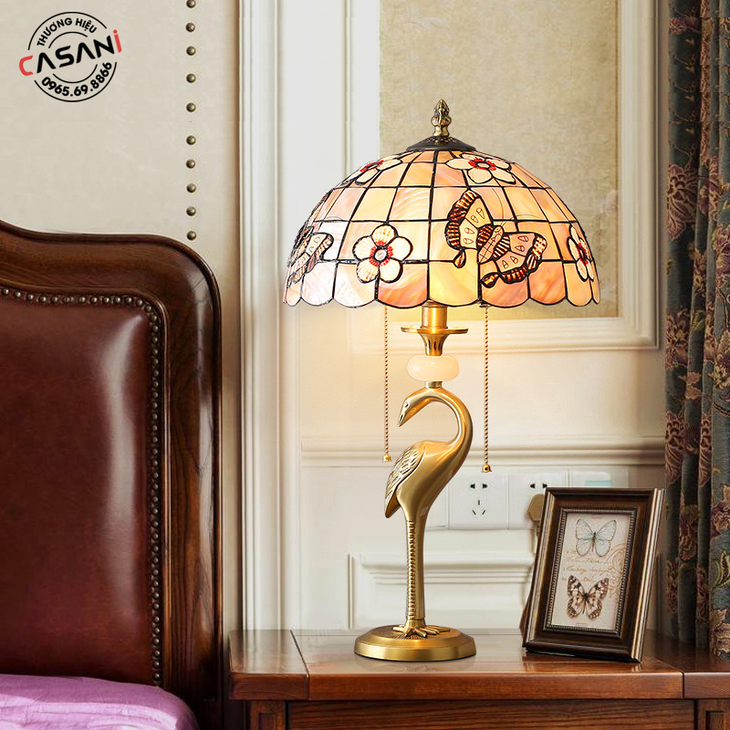 ĐÈN BÀN TRANG TRÍ TIFFANY DDB-8341 6 PHONG CÁCH CỦA ĐÈN BÀN TIFFANY