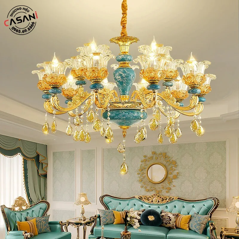 Đèn chùm hợp kim giá rẻ