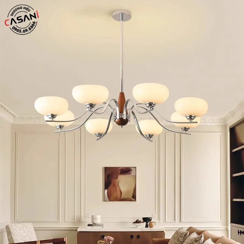 Đèn chùm kim loại giá rẻ