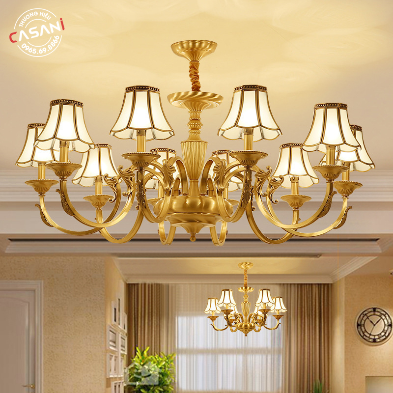Giá Đèn Chùm Trang Trí Nội Thất Đẹp Tại Casani 10 Đèn chùm phù hợp với nhiều không gian sống