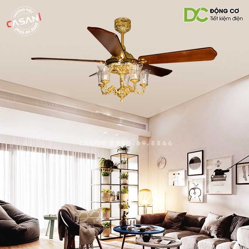Quạt trần cao cấp DQK-8733 5