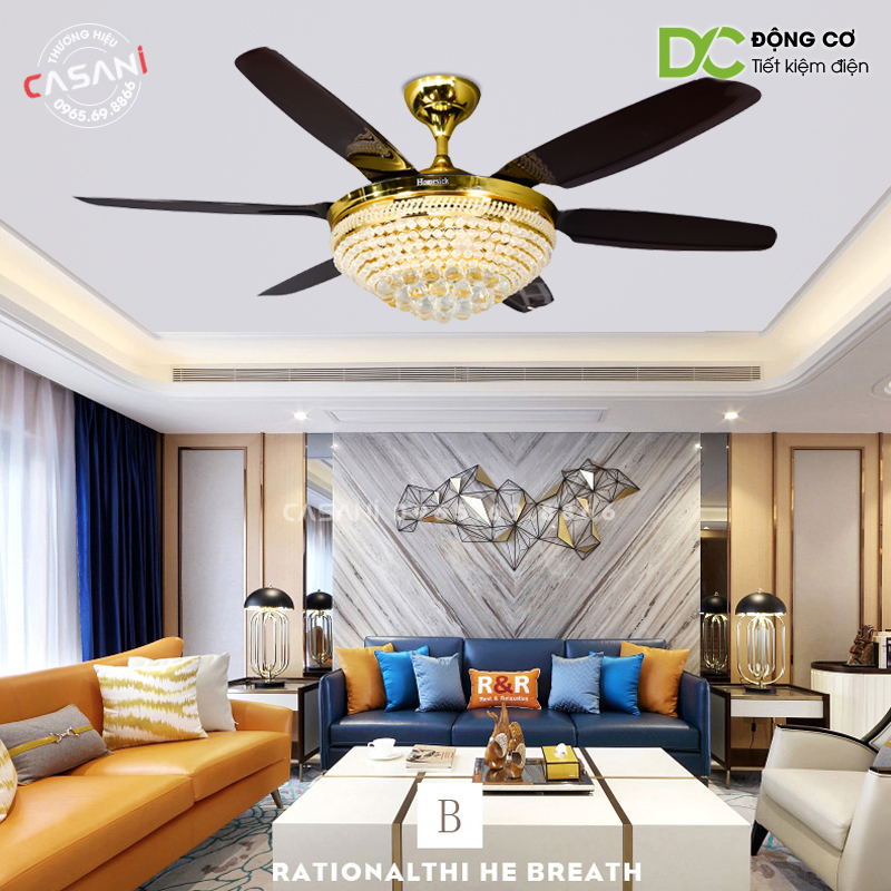 Quạt trần đèn DQK-8726 7