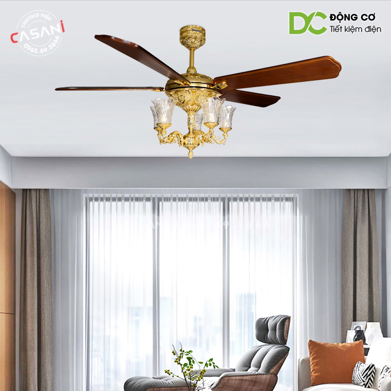 Quạt trần cao cấp DQK-8735 6
